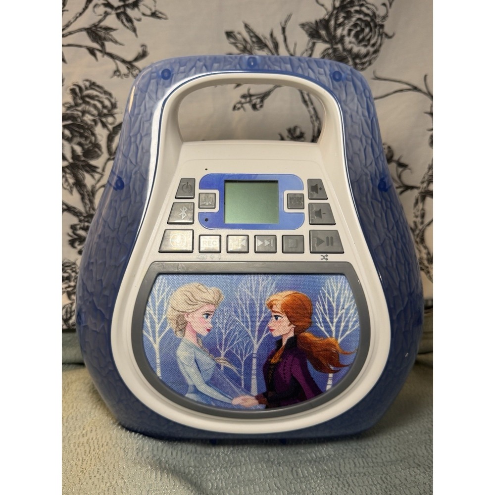 Disney Frozen 2 Bluetooth MP3 Karoake Machine Missing Microphone Working